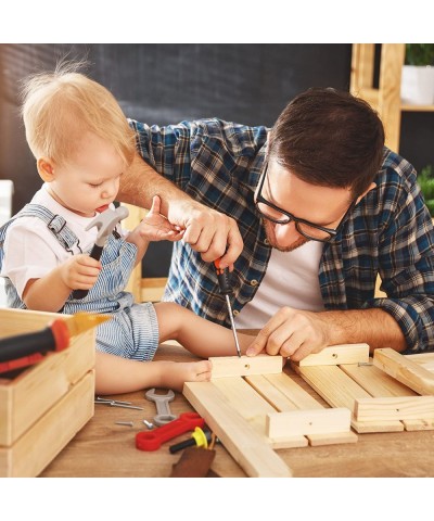 40-Piece Toy Tool Box Set-Pretend Play Construction Handyman Set for Boys and Girls-Includes Hammer Screwdrivers Drill Bolts ...