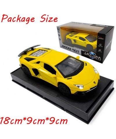 Alloy Collectible Lamborghini Toy Vehicle Pull Back Die-Cast Car Model with Lights and Sound $41.60 Kids' Play Cars & Race Cars