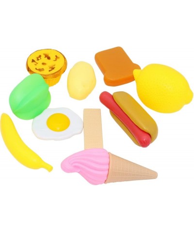 50Pcs Pretend Food Set Fake Plastic Fruit Vegetable Kitchen Food Toys for Toddlers Kids $21.52 Toy Kitchen Products