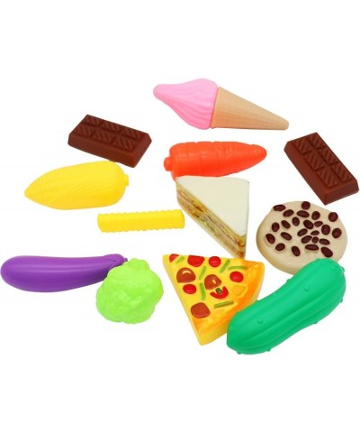 50Pcs Pretend Food Set Fake Plastic Fruit Vegetable Kitchen Food Toys for Toddlers Kids $21.52 Toy Kitchen Products