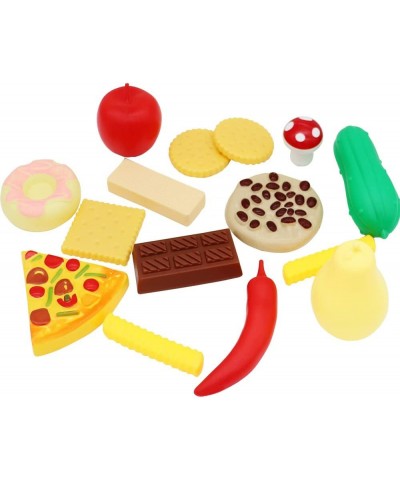 50Pcs Pretend Food Set Fake Plastic Fruit Vegetable Kitchen Food Toys for Toddlers Kids $21.52 Toy Kitchen Products