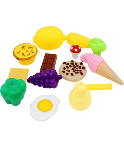 50Pcs Pretend Food Set Fake Plastic Fruit Vegetable Kitchen Food Toys for Toddlers Kids $21.52 Toy Kitchen Products