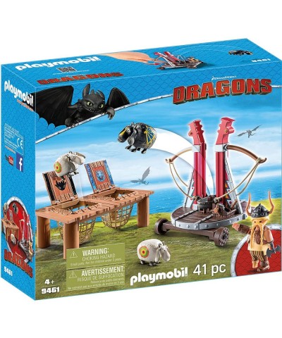 How to Train Your Dragon Gobber The Belch with Sheep Sling $62.23 Play Figure Playsets