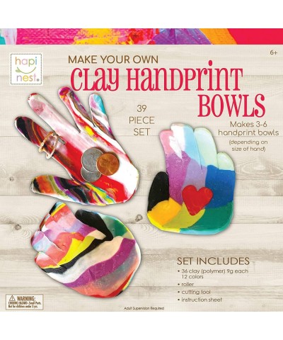 Make Your Own Clay Handprint Bowls Craft Kit for Kids Boys and Girls Ages 6 Years and Up $28.00 Kids' Drawing & Writing Boards