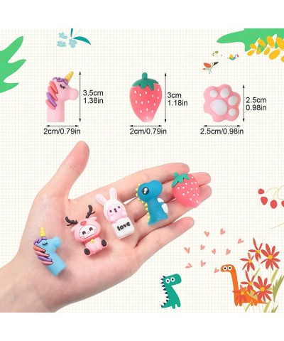 60 Pcs Cute School Supplies Animal Erasers for Kids 3D Take Apart Animal Pencil Toppers Cute Dinosaur Pen Toppers Kawaii Fun ...