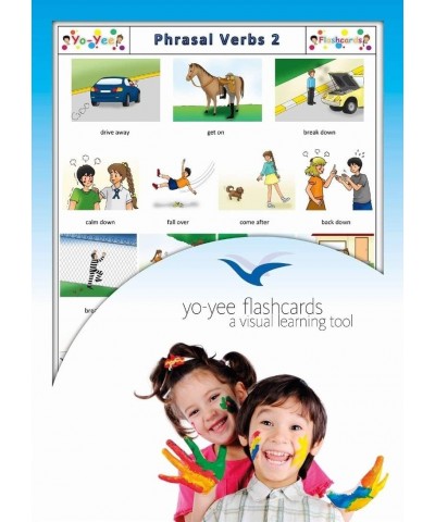 Phrasal Verbs Flash Cards - Set 2 - English Vocabulary Picture Cards for Toddlers Kids Children and Adults $49.70 Educational...