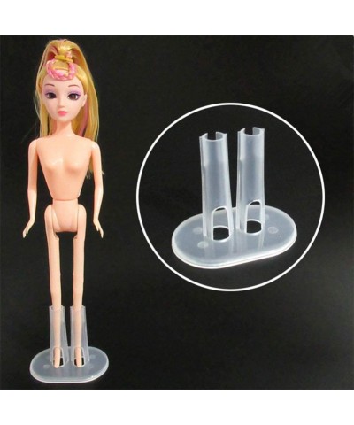 12Pcs Doll Stands Display Holder Plastic Transparent Stent Stand Doll Leg Stand for Puppet 18-30CM (Pattern 1) $21.94 Dolls