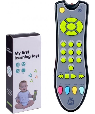 Baby TV Remote Control Toy with Light and Sound Kids Musical Early Education Learning Realistic Remote Controller Toy for Pre...