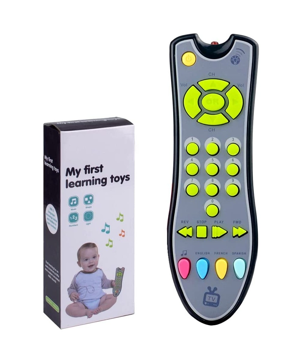 Baby TV Remote Control Toy with Light and Sound Kids Musical Early Education Learning Realistic Remote Controller Toy for Pre...