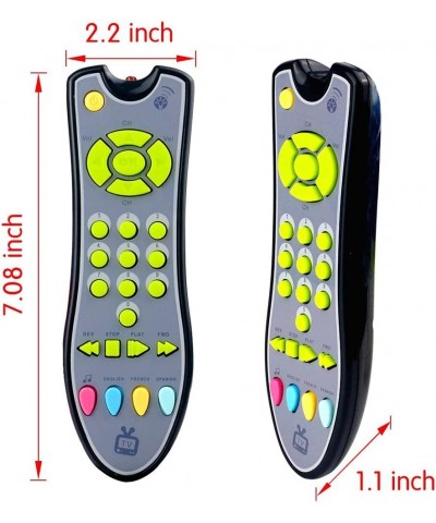 Baby TV Remote Control Toy with Light and Sound Kids Musical Early Education Learning Realistic Remote Controller Toy for Pre...