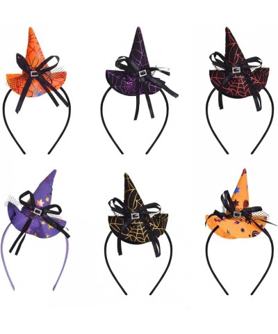 Witch Hat Headband 6 Pack Halloween Headbands for Women Halloween Party Cosplay Accessories (One Size Fit All) $27.32 Kids' P...