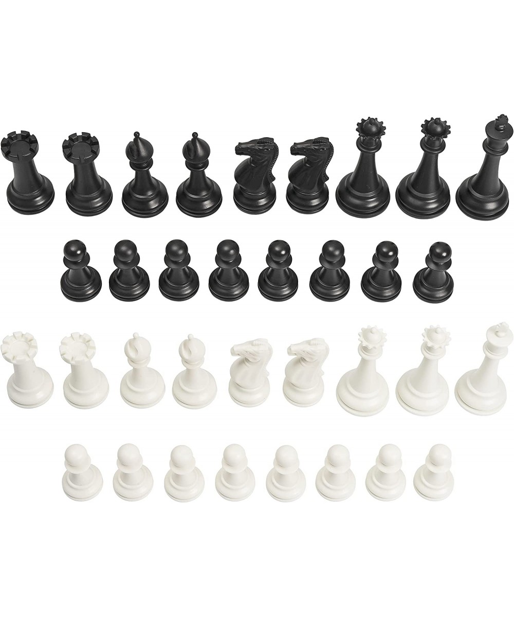 1x Single Weighted Chess Pieces Only - Modern Style - 32 Pieces + 2 Extra Queens - King 4" Tall - Best Chess Set Ever $33.96 ...