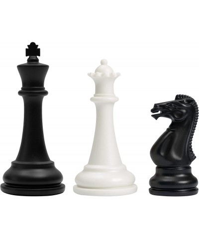 1x Single Weighted Chess Pieces Only - Modern Style - 32 Pieces + 2 Extra Queens - King 4" Tall - Best Chess Set Ever $33.96 ...