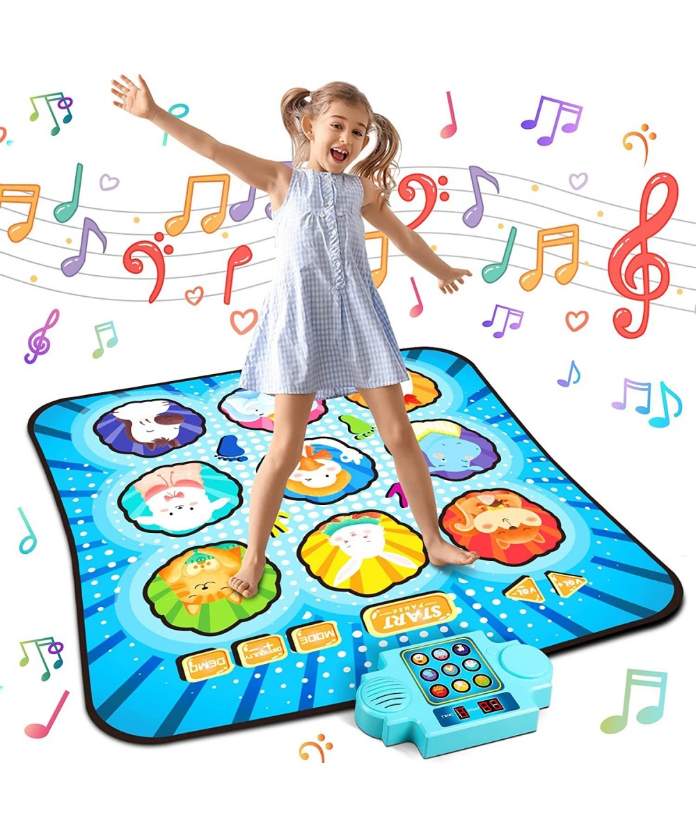 Dance Mat Gifts Toys for Girls 3 4 5 6 7 8 Years Old 8 Challenge Levels & 8 Demo Songs Dance Mat for Kids Music Animal Themed...