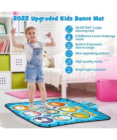 Dance Mat Gifts Toys for Girls 3 4 5 6 7 8 Years Old 8 Challenge Levels & 8 Demo Songs Dance Mat for Kids Music Animal Themed...