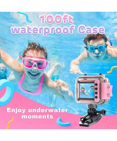 Kids Waterproof Camera Unicorn Christmas Birthday Gifts for Girls Age 3-12 HD Video Children Digital Underwater Toddler Selfi...