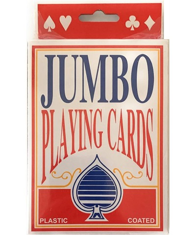 Jumbo 4x6 Inch Playing Cards Plastic Coated $23.77 Card Games