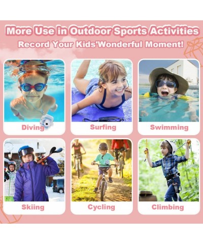 Kids Camera Waterproof for Kids Girls Age 3-8 Birthday Gifts 1080P Video Recorder Kids Digital Camera Toddler Toys for 3 4 5 ...