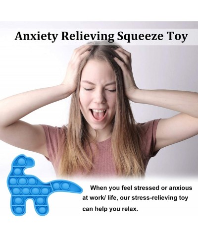 Fidget Toy Silicone Relieves Stress Anxiety Squeeze Toy for Adults Kids Boys Girls Sensory Irritability Toy for Autism with S...