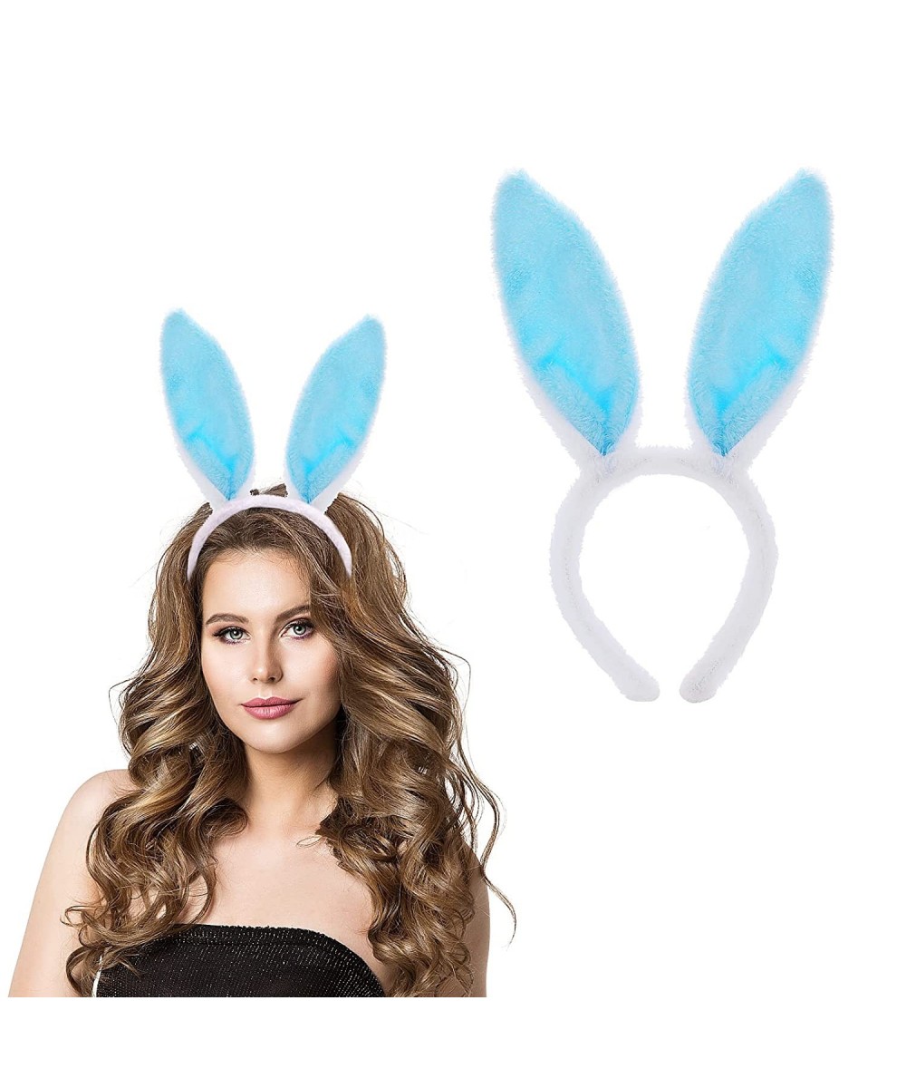 Plush Bunny Ears Headband Hairband 1 Piece Rabbit Ear Accessory Easter Halloween Cosplay Christmas Party Hair Bands Headwear ...