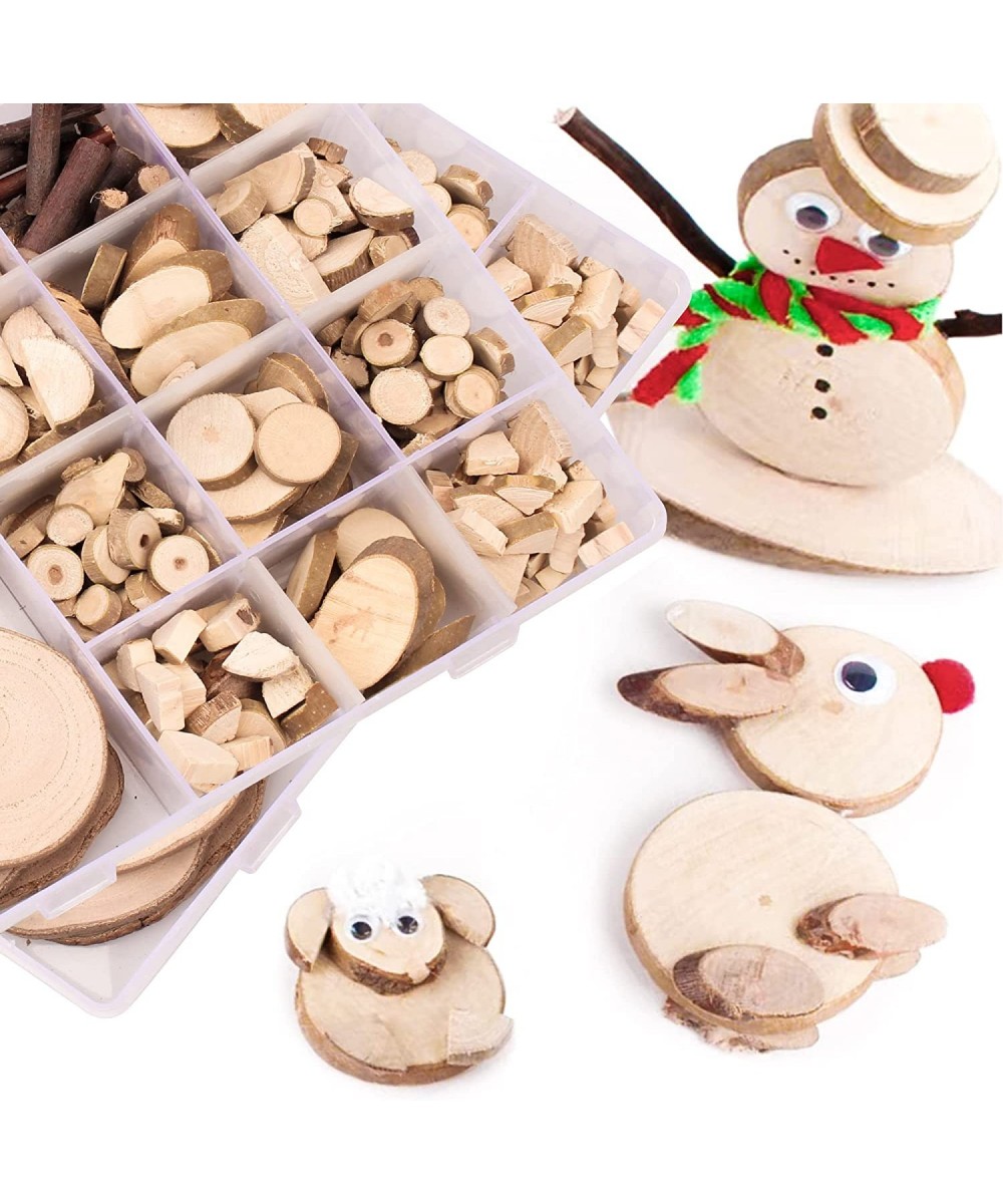 Wood Craft Kits - Loose Parts Play Materials DIY Crafts for Projects DIY Wooden Animal Unfinished Wood Crafts Educational Art...