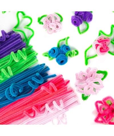 Pastel Bendi Sticks Pipe Cleaners Chenille Stems Fuzzy Sticks 200 Pack Multicolor $14.58 Kids' Drawing & Writing Boards