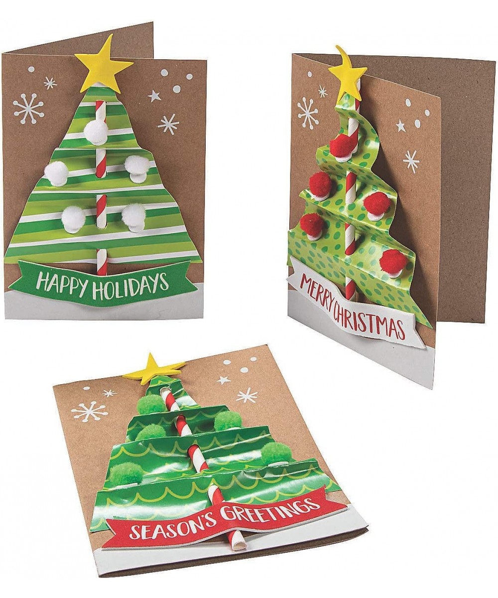 Christmas Tree Card Craft Kit -12 - Crafts for Kids and Fun Home Activities $44.43 Craft Kits