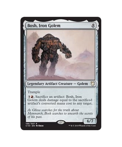 Magic: The Gathering - Bosh Iron Golem - Commander 2018 $10.62 Card Games