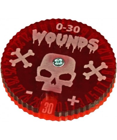 Wound Dials Numbered 0-30 Fluorescent Pink & Translucent Red (2) $15.33 Game Accessories