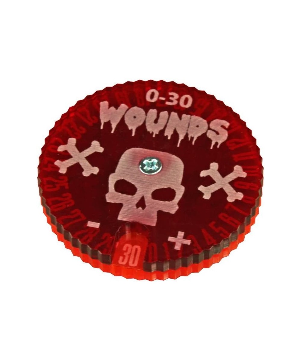 Wound Dials Numbered 0-30 Fluorescent Pink & Translucent Red (2) $15.33 Game Accessories