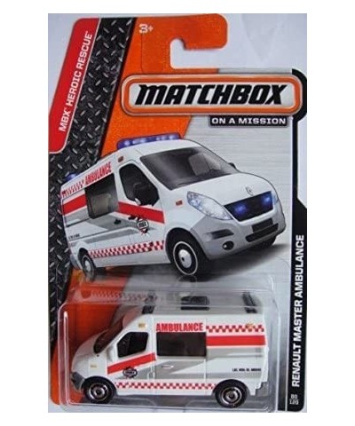 Matchbox 2014 Release White Renault Master Ambulance DIE-CAST $28.75 Kids' Play Ambulances