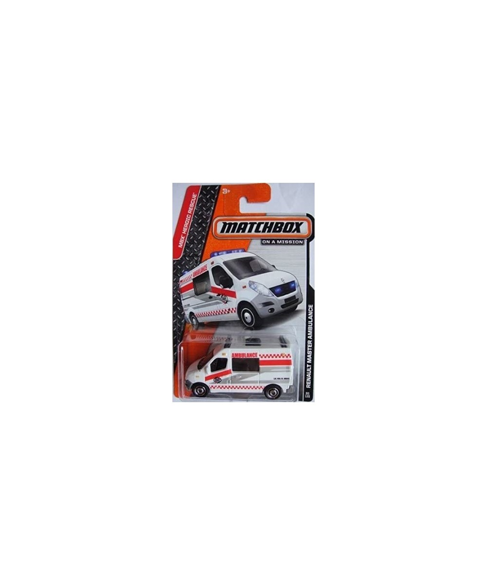 Matchbox 2014 Release White Renault Master Ambulance DIE-CAST $28.75 Kids' Play Ambulances