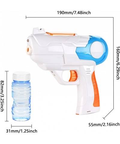 Bubble Guns for Kids 2 Packs Powerful Bubble Machines for Toddlers with 4 Bottles Refill Solutions(800+ Bubbles Per Min) Fun ...