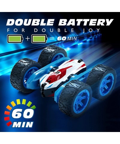 Remote Control Car for Kids 360 ° Rotating Double Sided Flip RC Stunt Car 2.4Ghz 4WD Toy Car with Rechargeable Battery for 60...