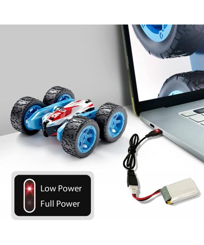 Remote Control Car for Kids 360 ° Rotating Double Sided Flip RC Stunt Car 2.4Ghz 4WD Toy Car with Rechargeable Battery for 60...