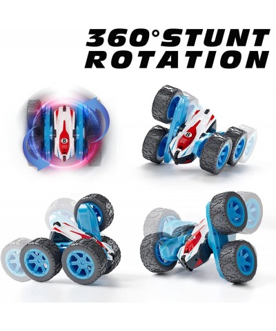 Remote Control Car for Kids 360 ° Rotating Double Sided Flip RC Stunt Car 2.4Ghz 4WD Toy Car with Rechargeable Battery for 60...