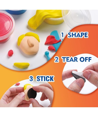 Air Dry Clay Kit for Kids Create Your Own Refrigerator Magnets with Modeling Clay Art Activity Set Craft Project Gifts for Bo...