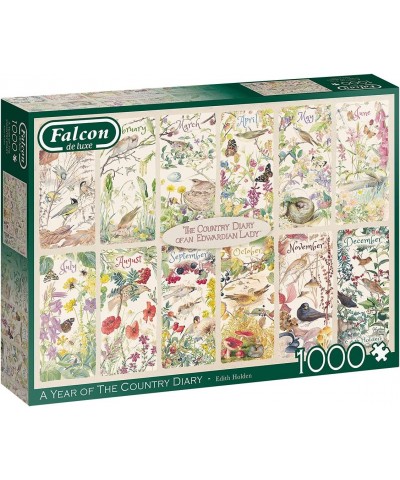 Jumbo Falcon de Luxe - A Year of The Country Diary Jigsaw Puzzles for Adults 1 000 Piece $46.42 Jigsaw Puzzles