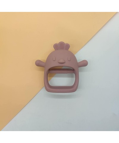 Animal Shaped Silicone Mitten Teething Toy Non-Toxic (Dark Pink) $17.25 Baby Teether Toys