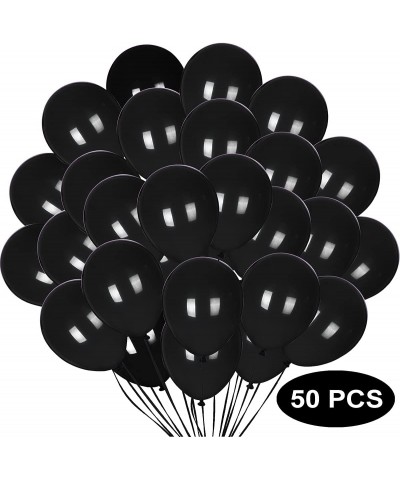 50 Pcs 5 Inch Black Balloons Black Latex Balloons for Baby Bridal Shower Black Birthday Graduation Halloween Party Decoration...