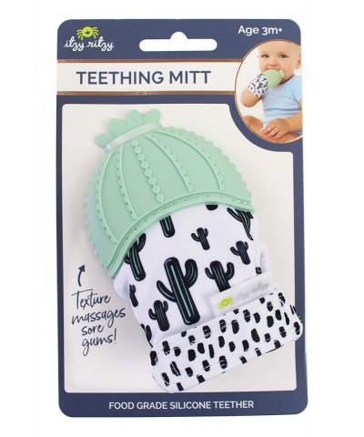 Silicone Teething Mitt - Soothing Infant Teething Mitten with Adjustable Strap Crinkle Sound and Textured Silicone to Soothe ...