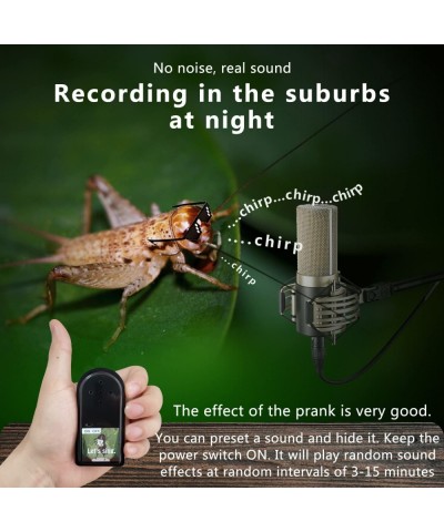 Hidden Annoying Cricket Chirping Prank Stuff Prank Gifts Mini Size and Long Battery Life Start Pranks and Jokes at Parties Of...