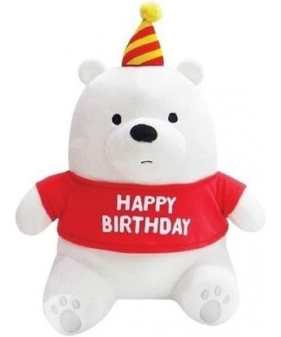 We Bare Bears IceBear Happy Birthday Stuffed Toy 9.8" (25cm) $66.08 Stuffed Animals & Teddy Bears