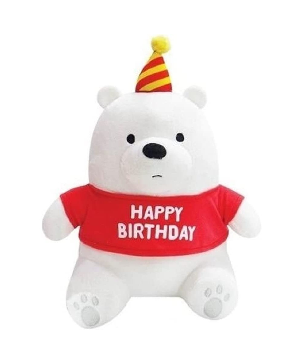 We Bare Bears IceBear Happy Birthday Stuffed Toy 9.8" (25cm) $66.08 Stuffed Animals & Teddy Bears