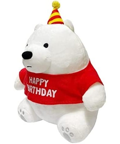 We Bare Bears IceBear Happy Birthday Stuffed Toy 9.8" (25cm) $66.08 Stuffed Animals & Teddy Bears