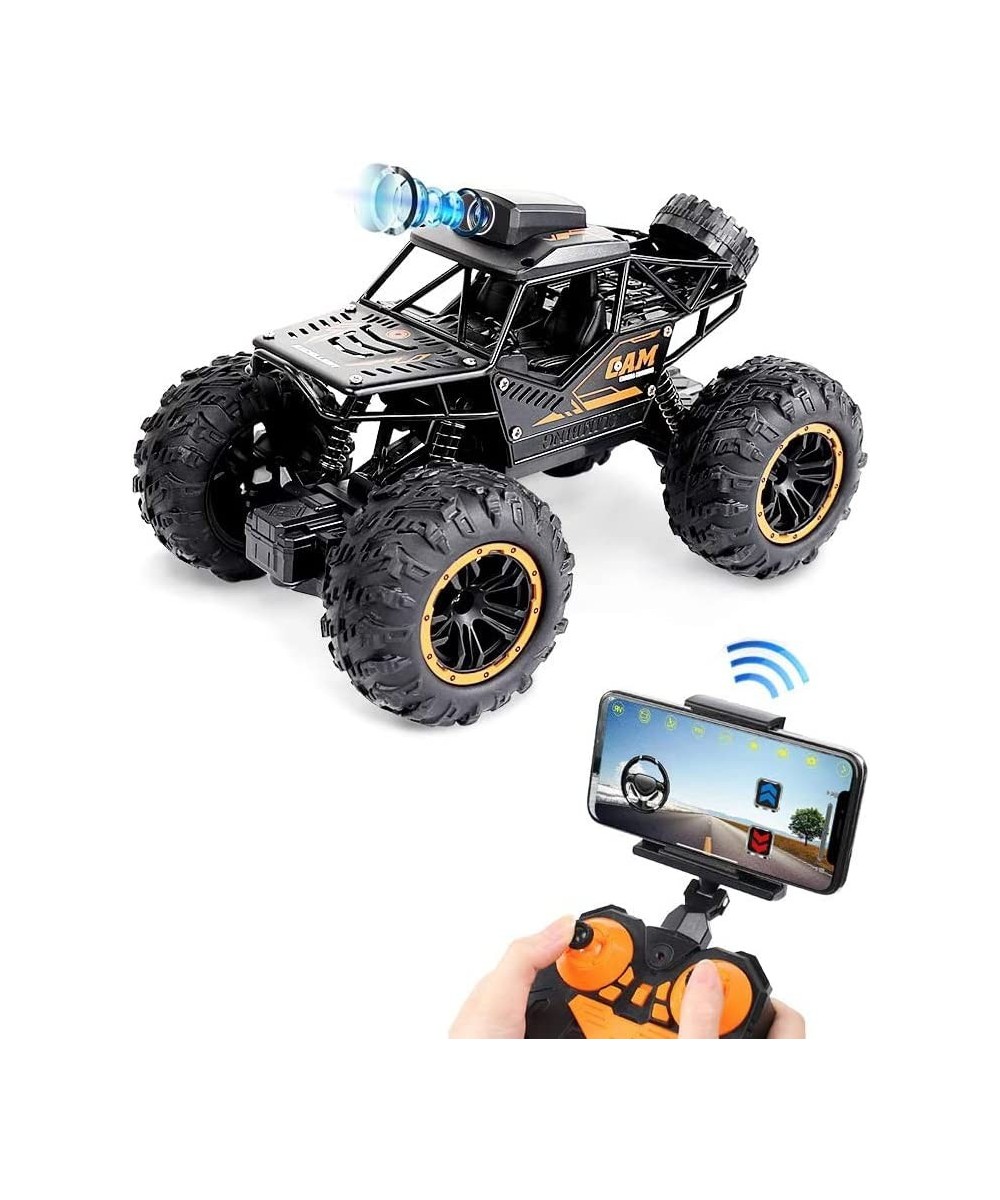 RC Cars for Boys 1:18 Remote Control Car with WiFi Camera 2.4Ghz High Speed Alloy Off Road Truck Fast Racing Vehicle Electric...