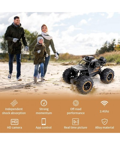 RC Cars for Boys 1:18 Remote Control Car with WiFi Camera 2.4Ghz High Speed Alloy Off Road Truck Fast Racing Vehicle Electric...