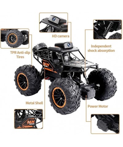 RC Cars for Boys 1:18 Remote Control Car with WiFi Camera 2.4Ghz High Speed Alloy Off Road Truck Fast Racing Vehicle Electric...