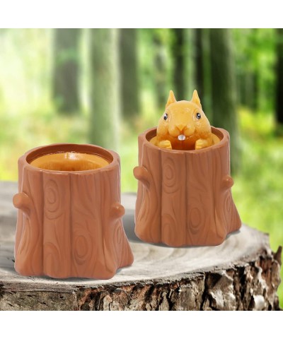 Squeeze Squirrel Toy Decompression Evil Squirrel Cup Sensory Fidget Toys Funny Rubber Squishes Toy Stress Relief Weird Play G...