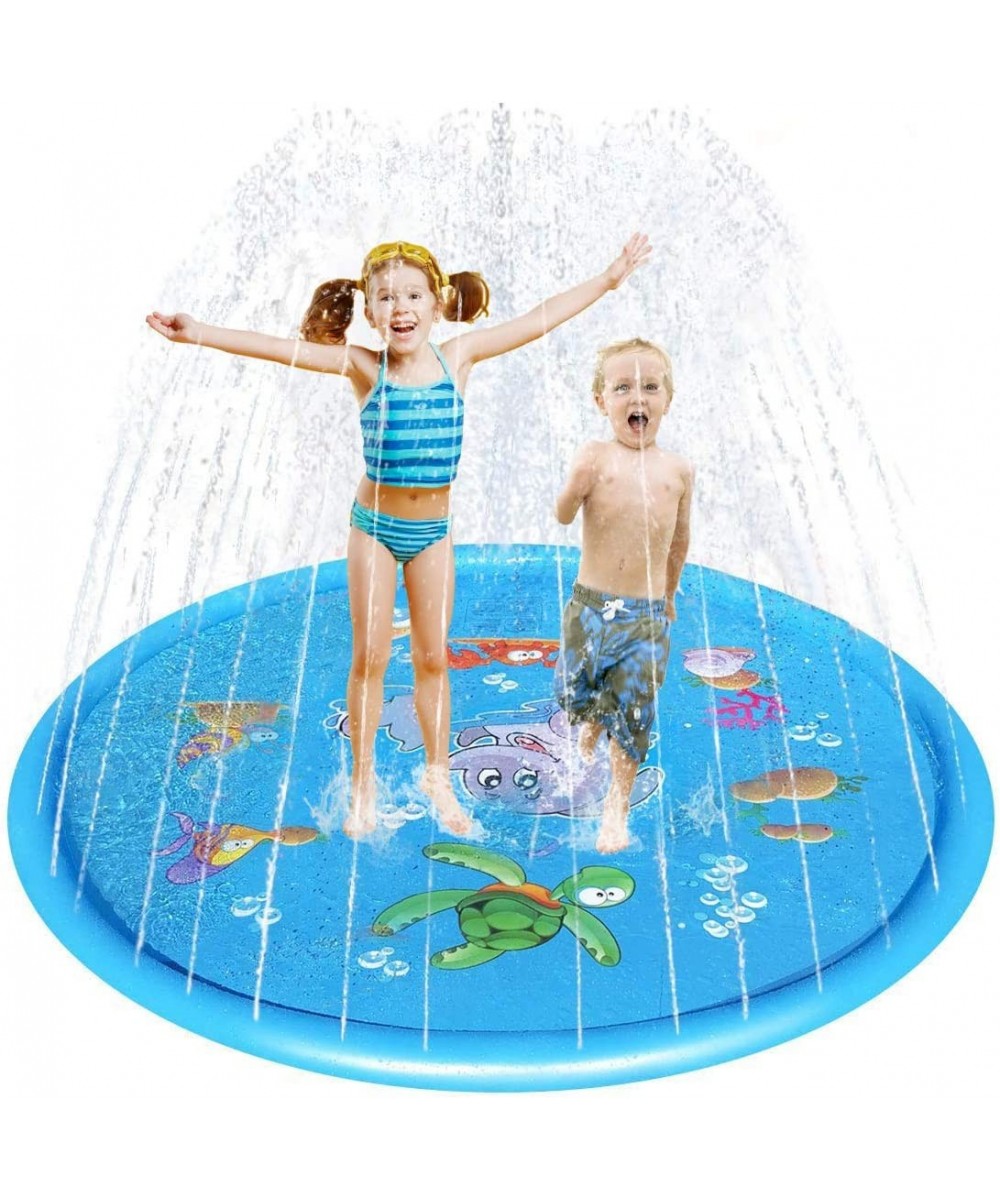 Water Sprinkler for Kids Outside 68" Splash Pad Outdoor Water Toys Pool for Toddlers Large Splash Play Mat Water Toys Gifts f...